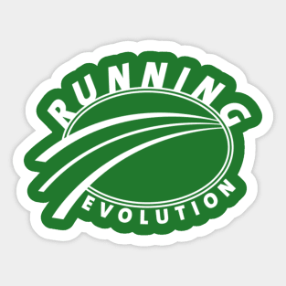 Running Evolution Sticker